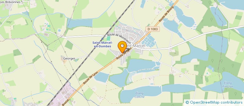 localisation de l'entreprise MONSIEUR LUCAS BLEUSEZ  SAINT-MARCEL