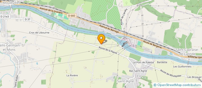 localisation de l'entreprise MONSIEUR LUCAS BLONDEL  SAINT-AGNE