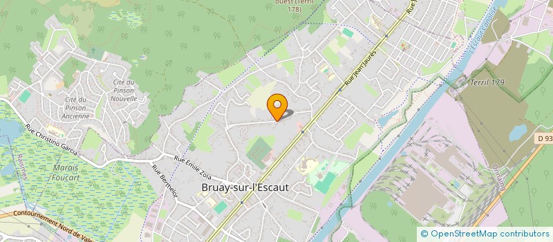 localisation de l'entreprise MONSIEUR LUCAS BLOT  BRUAY-SUR-L'ESCAUT