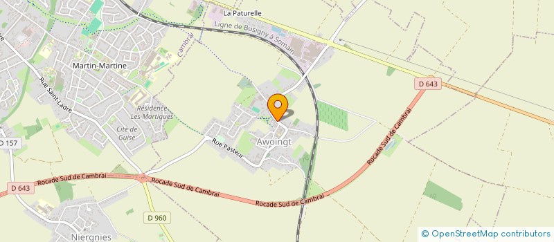 localisation de l'entreprise MONSIEUR LUCAS BOCQUET  AWOINGT