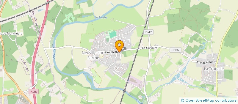 localisation de l'entreprise MONSIEUR LUCAS BOINARD  NEUVILLE-SUR-SARTHE