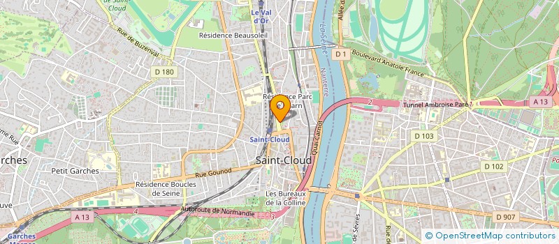 localisation de l'entreprise MONSIEUR LUCAS BOLANDINI à SAINT-CLOUD