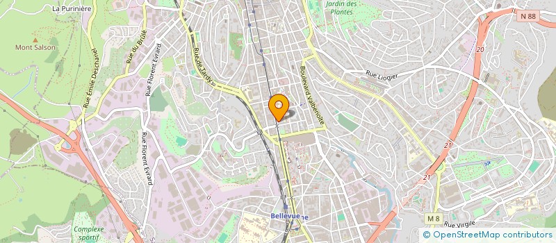 localisation de l'entreprise MONSIEUR LUCAS BONDU  SAINT-ETIENNE