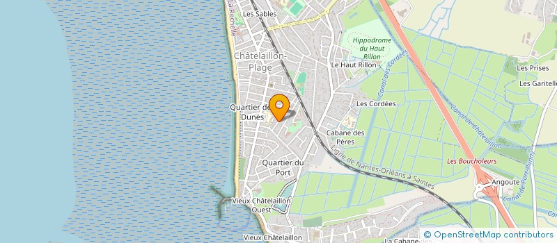 localisation de l'entreprise MONSIEUR LUCAS BONNEAU à CHATELAILLON-PLAGE