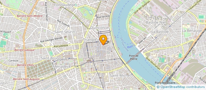 localisation de l'entreprise MONSIEUR LUCAS BORDAS  BORDEAUX