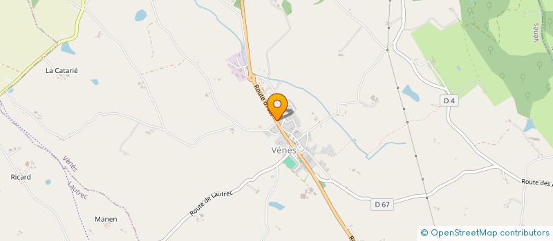 localisation de l'entreprise MONSIEUR LUCAS BORIES  VENES