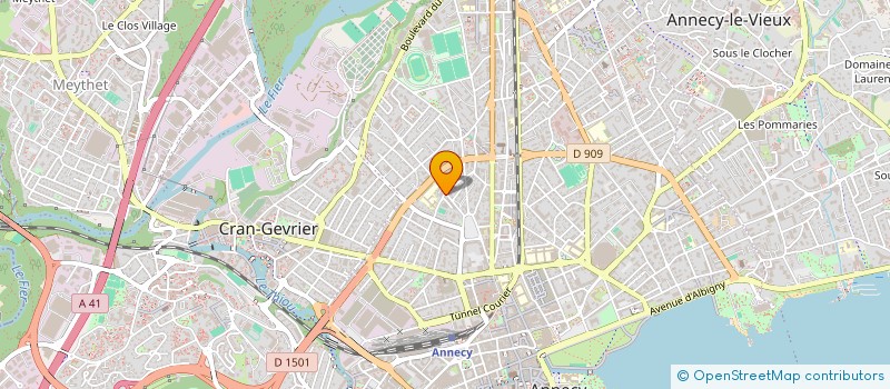 localisation de l'entreprise MONSIEUR LUCAS BOTTOLLIER-CURTET à ANNECY