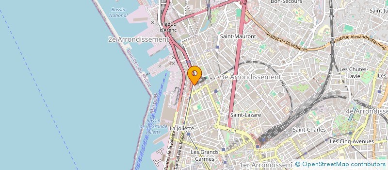 localisation de l'entreprise MONSIEUR LUCAS BOUDEMAGHE à MARSEILLE