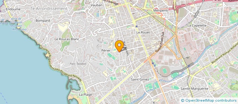localisation de l'entreprise MONSIEUR LUCAS BOUGUEN à MARSEILLE