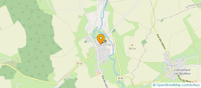 localisation de l'entreprise MONSIEUR LUCAS BOULOCHE  SIGY-EN-BRAY