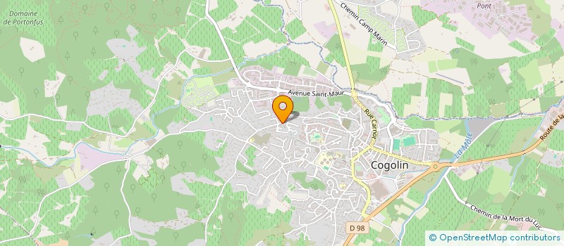 localisation de l'entreprise MONSIEUR LUCAS BOURDAIS à COGOLIN