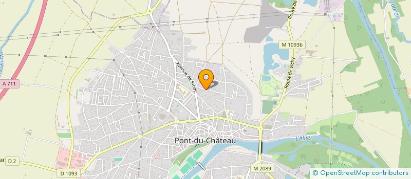 localisation de l'entreprise MONSIEUR LUCAS BOURDEAUD  PONT-DU-CHATEAU