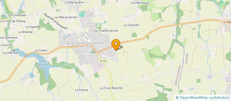 localisation de l'entreprise MONSIEUR LUCAS BOURDOIS  SAINT-COULOMB