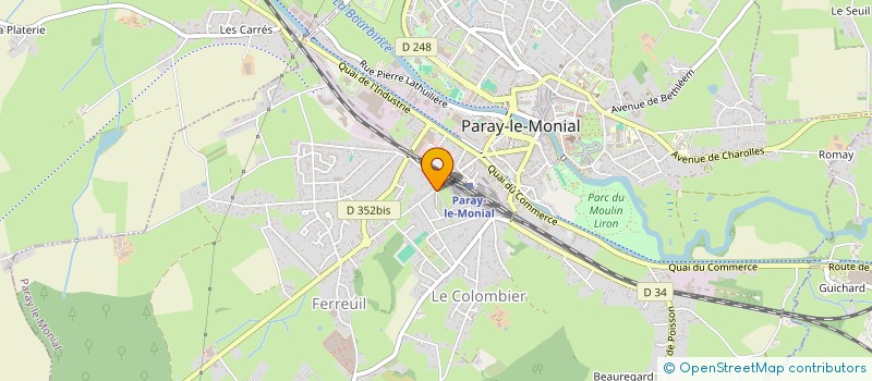 localisation de l'entreprise MONSIEUR LUCAS BOUYSSIE  PARAY-LE-MONIAL