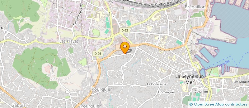 localisation de l'entreprise MONSIEUR LUCAS BOVYN  LA SEYNE-SUR-MER