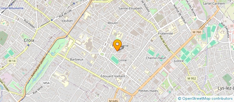 localisation de l'entreprise MONSIEUR LUCAS BRAYE  ROUBAIX