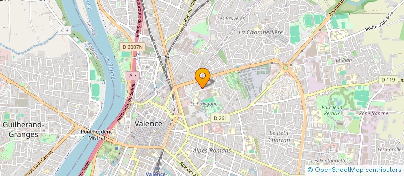 localisation de l'entreprise MONSIEUR LUCAS BRECHBIEHL à VALENCE