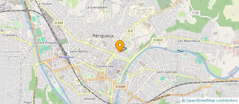 localisation de l'entreprise MONSIEUR LUCAS BRIAND  PERIGUEUX