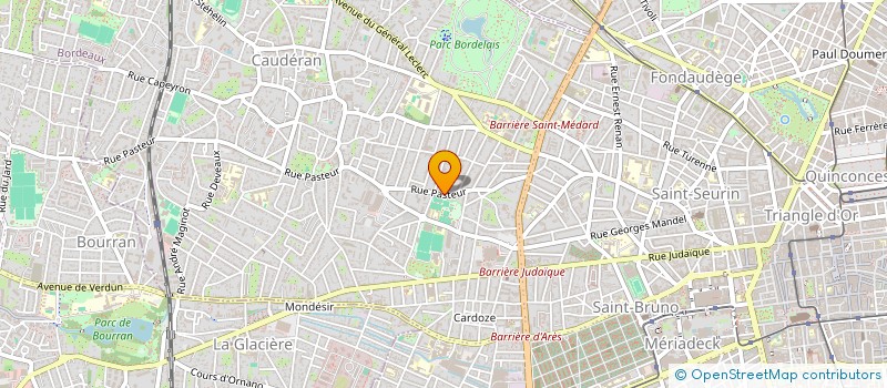 localisation de l'entreprise MONSIEUR LUCAS BROSSEAU  BORDEAUX