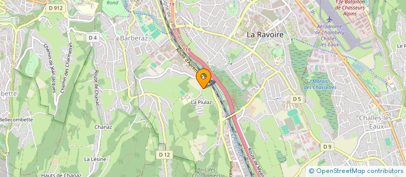 localisation de l'entreprise MONSIEUR LUCAS BRUNIER  LA RAVOIRE