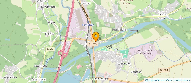 localisation de l'entreprise MONSIEUR LUCAS BUCCHERI  PONT-D'AIN