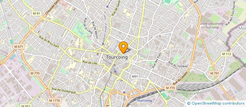 localisation de l'entreprise MONSIEUR LUCAS BUDZINSKI  TOURCOING