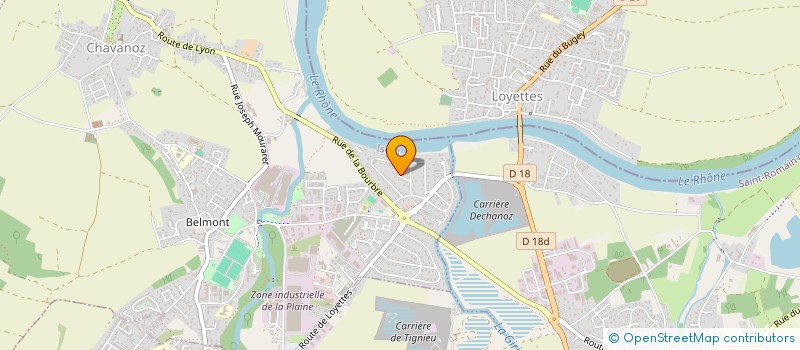 localisation de l'entreprise MONSIEUR LUCAS BUFALINO  CHAVANOZ