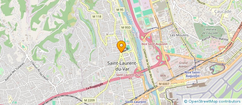 localisation de l'entreprise MONSIEUR LUCAS BUFFARD à SAINT-LAURENT-DU-VAR