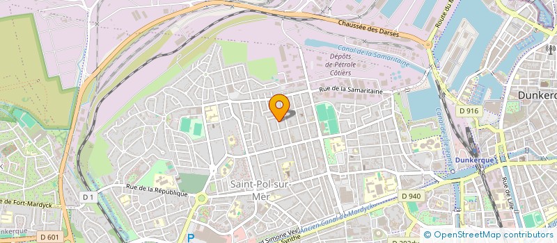 localisation de l'entreprise MONSIEUR LUCAS BULTHE  DUNKERQUE