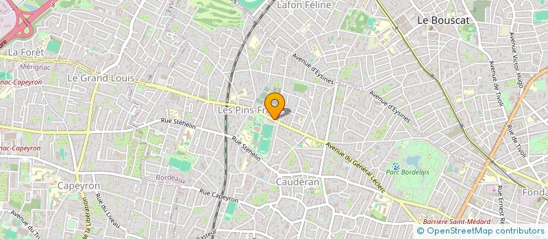 localisation de l'entreprise MONSIEUR LUCAS BURNOUF  BORDEAUX