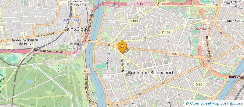 localisation de l'entreprise MONSIEUR LUCAS CAILTON JEAN-MICHEL ALAIN à BOULOGNE BILLANCOURT