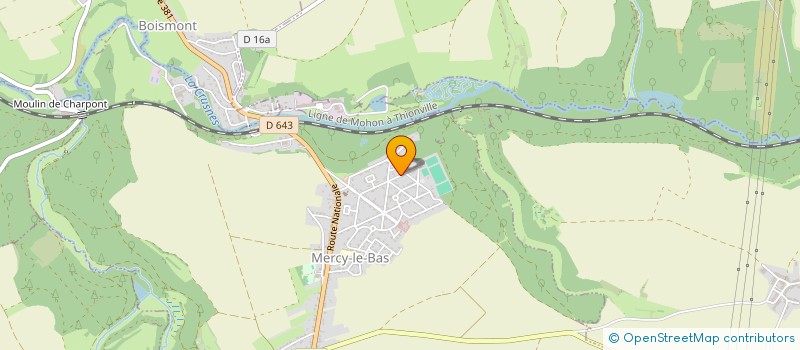 localisation de l'entreprise MONSIEUR LUCAS CAIO  MERCY-LE-BAS