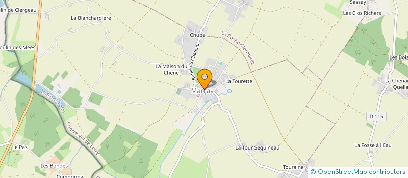 localisation de l'entreprise MONSIEUR LUCAS CAQUERET  MARCAY