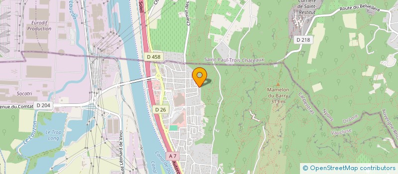 localisation de l'entreprise MONSIEUR LUCAS CARPI  BOLLENE