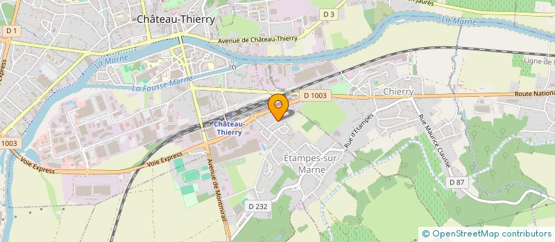 localisation de l'entreprise MONSIEUR LUCAS CARTIAUX  ETAMPES-SUR-MARNE