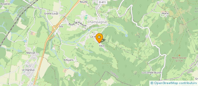 localisation de l'entreprise MONSIEUR LUCAS CHABERT  CHAMPAGNAT