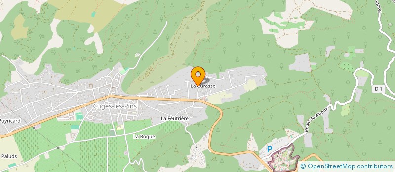localisation de l'entreprise MONSIEUR LUCAS CHABROL à CUGES-LES-PINS