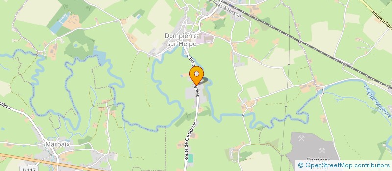 localisation de l'entreprise MONSIEUR LUCAS CHALDAUREILLE  DOMPIERRE-SUR-HELPE