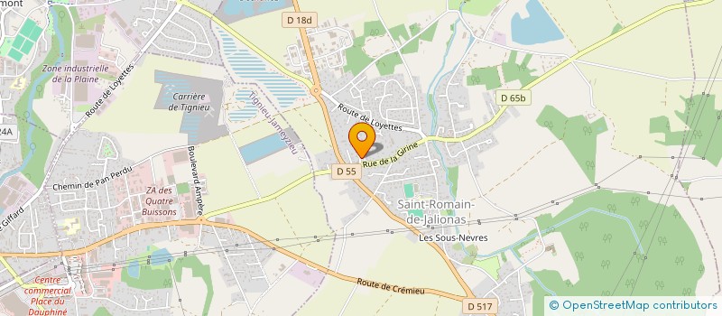 localisation de l'entreprise MONSIEUR LUCAS CHAMARIE-VITET  SAINT-ROMAIN-DE-JALIONAS