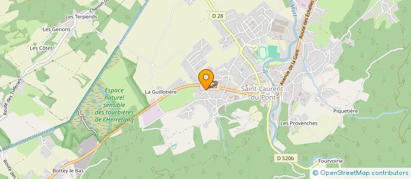 localisation de l'entreprise MONSIEUR LUCAS CHAMPIOT-BAYARD  SAINT-LAURENT-DU-PONT