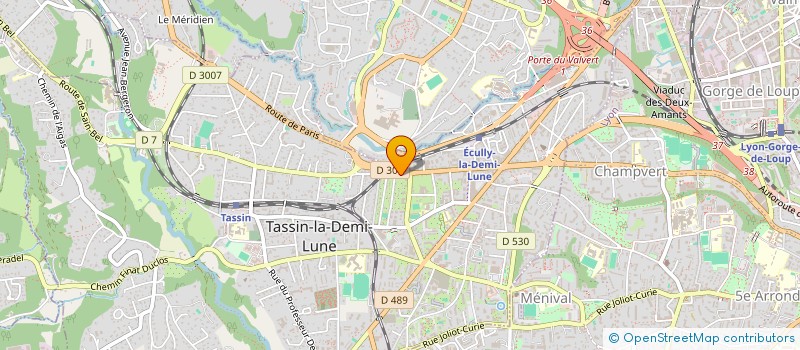 localisation de l'entreprise MONSIEUR LUCAS CHANAVAT  TASSIN-LA-DEMI-LUNE