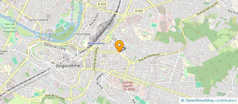localisation de l'entreprise MONSIEUR LUCAS CHANRION à ANGOULEME