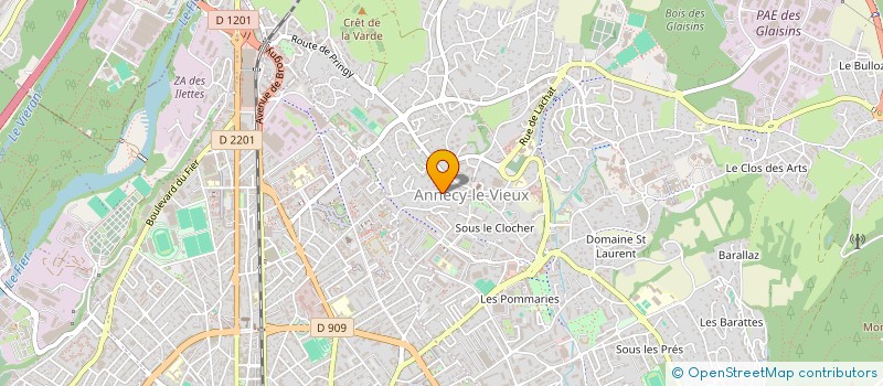 localisation de l'entreprise MONSIEUR LUCAS CHANTRE à ANNECY