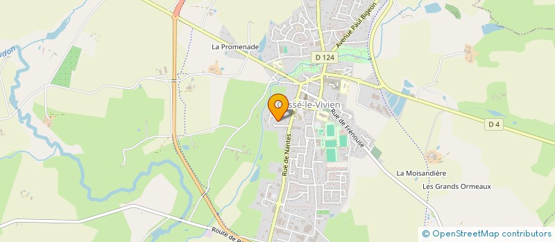 localisation de l'entreprise MONSIEUR LUCAS CHARLES  COSSE-LE-VIVIEN