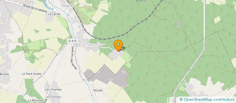 localisation de l'entreprise MONSIEUR LUCAS CHARRIER  TOUVRE