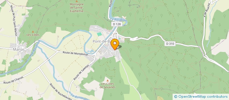 localisation de l'entreprise MONSIEUR LUCAS CHARROIN  PONT-DE-BARRET