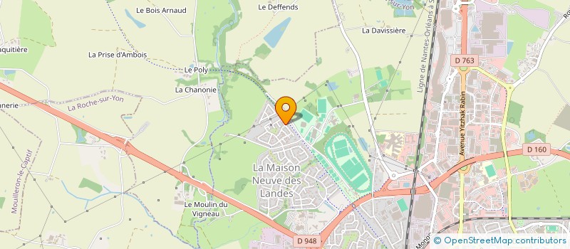 localisation de l'entreprise MONSIEUR LUCAS CHARTIER à LA ROCHE-SUR-YON