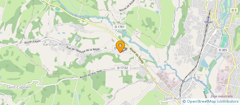 localisation de l'entreprise MONSIEUR LUCAS CHASTAING  VARS-SUR-ROSEIX