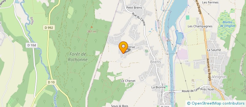 localisation de l'entreprise MONSIEUR LUCAS CHAUME  BRENS