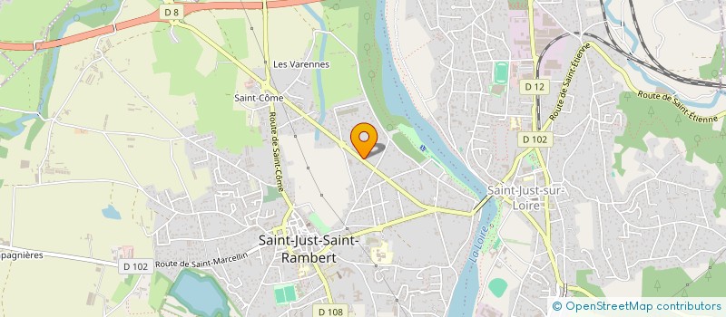 localisation de l'entreprise MONSIEUR LUCAS CHAZAL  SAINT-JUST-SAINT-RAMBERT